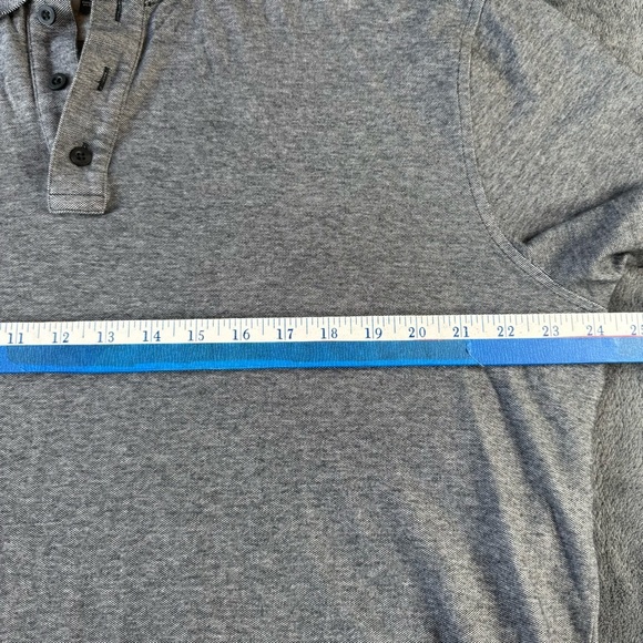 Nordstrom Heather Gray Polo  shirt size xl EUC - Picture 9 of 9